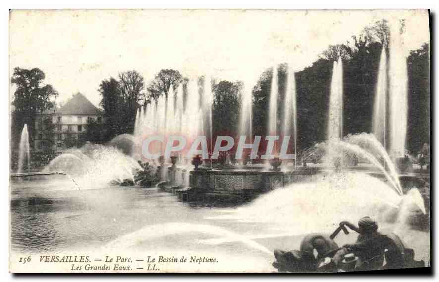CPA Versailles Le Parc Le Bassin de Neptune 