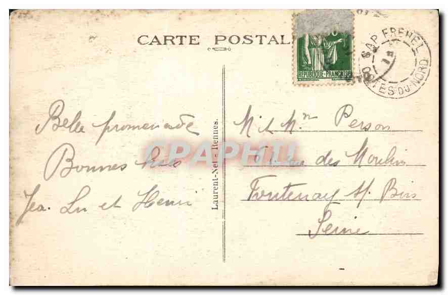 Le Cap Fréhel — La Fauconnière — Côte d’Emeraude — éditeur Loïc, n° 660 — Rückseite