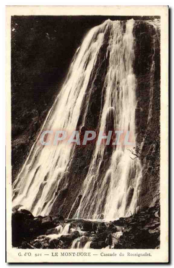 CPA Le Mont Dore Cascade du Rossignolet 