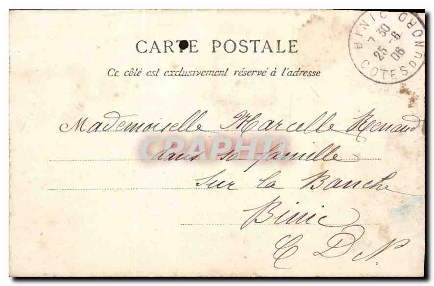 Saint-Malo — Les Remparts XV siècle — La Porte des Champs Vauvers G.F. — Rückseite
