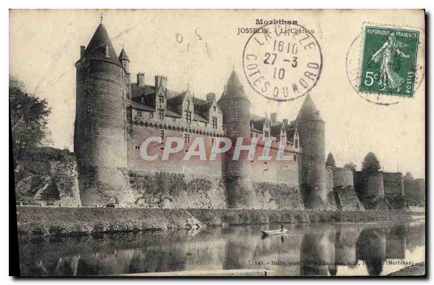 CPA Josselin Le Chateau 