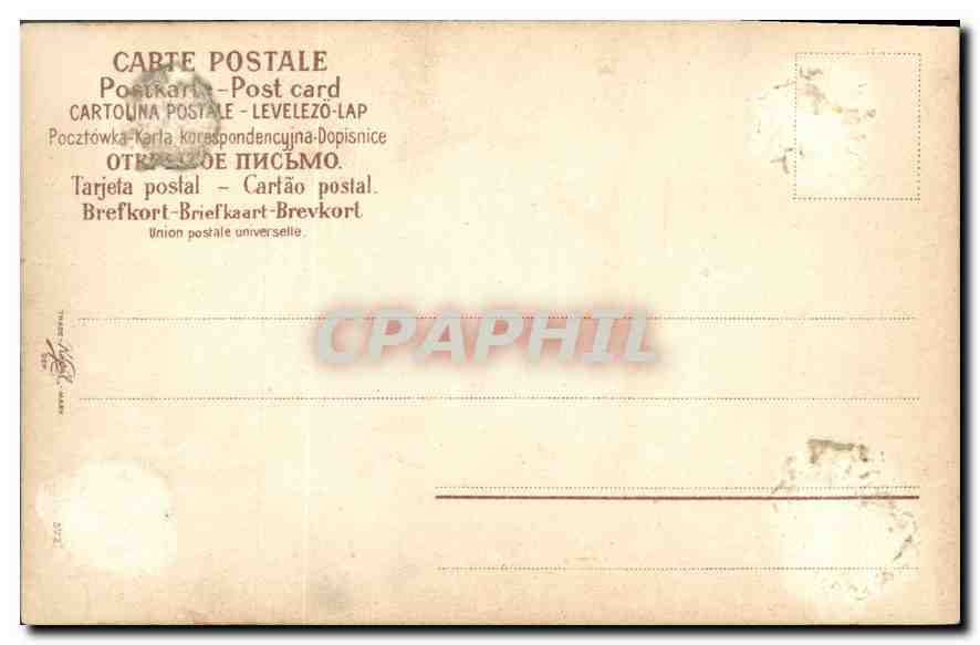 CPA Millet — Verso