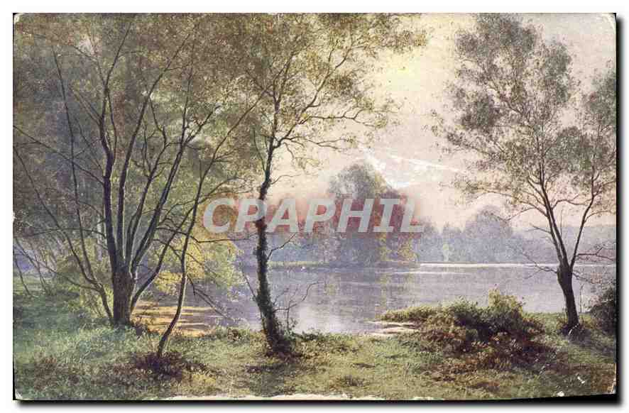 CPA A Rigolot Pinxit Matinee d Automne 