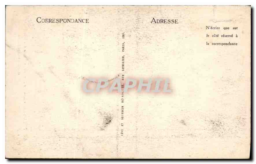CPA Geoffroy Jean Le Jour de la Visite a l'Hospital  — Rückseite