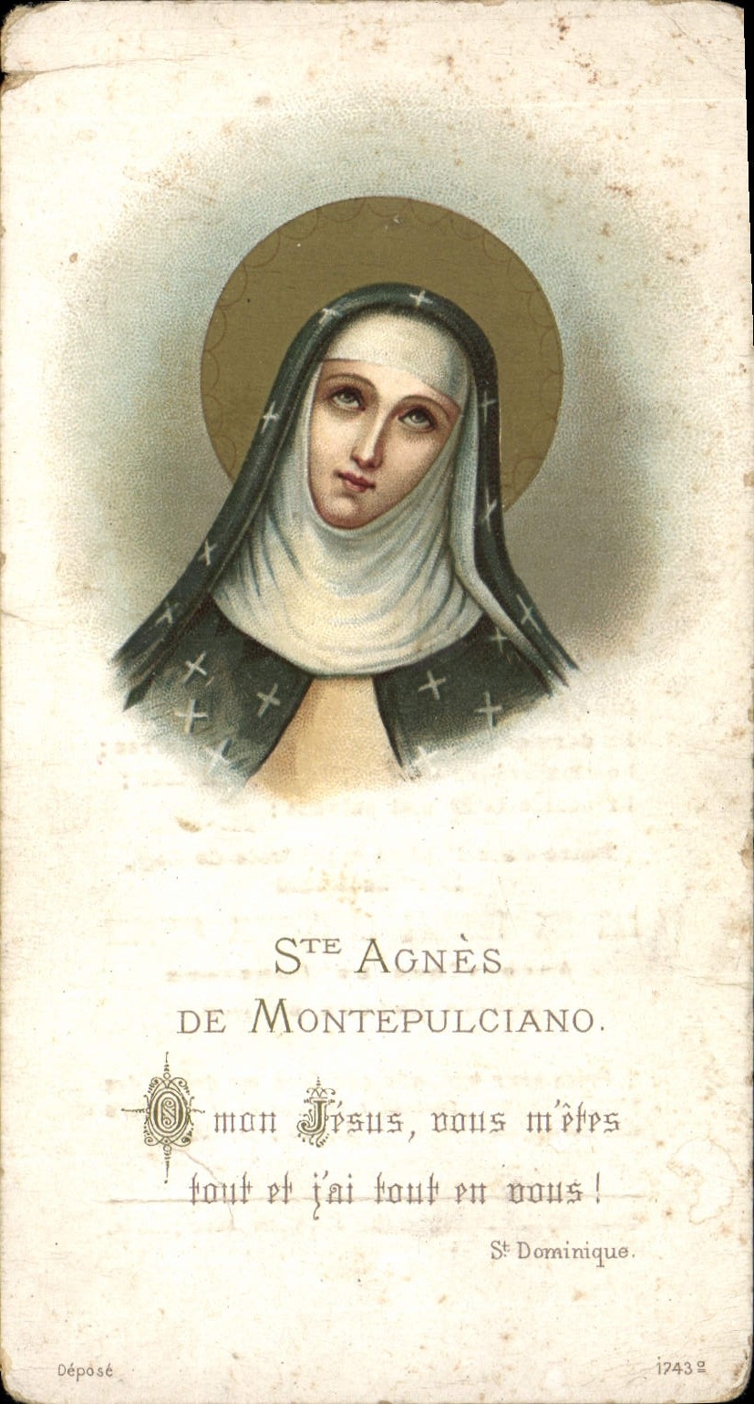 IMage Ste Agnes De Montepulciano 