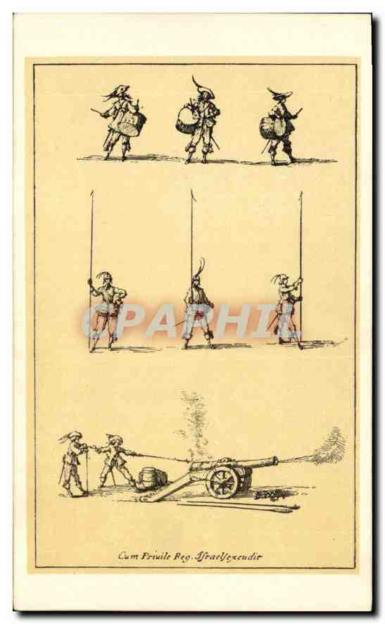CPA Jacques Callot Les exercises militaires 