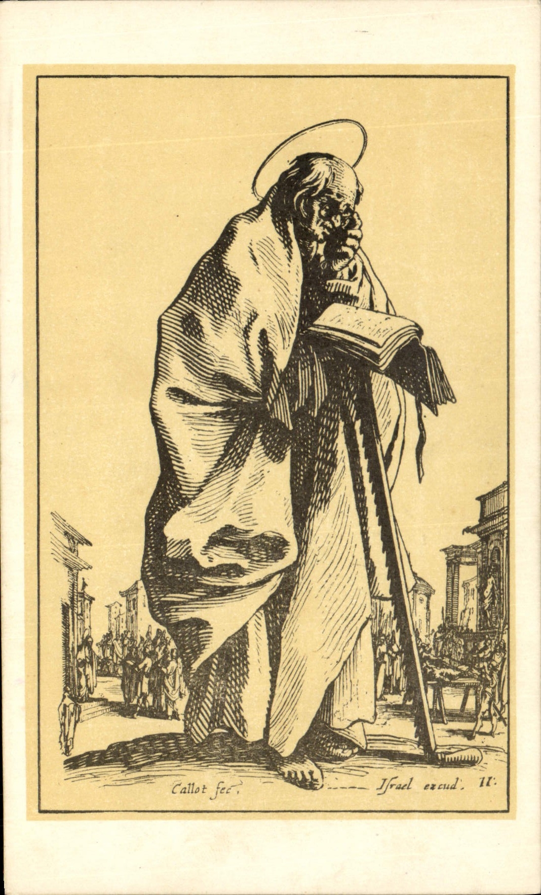 Saint Simon — Apôtre — Édition du Musée historique lorrain, Jacques Callot, n° II