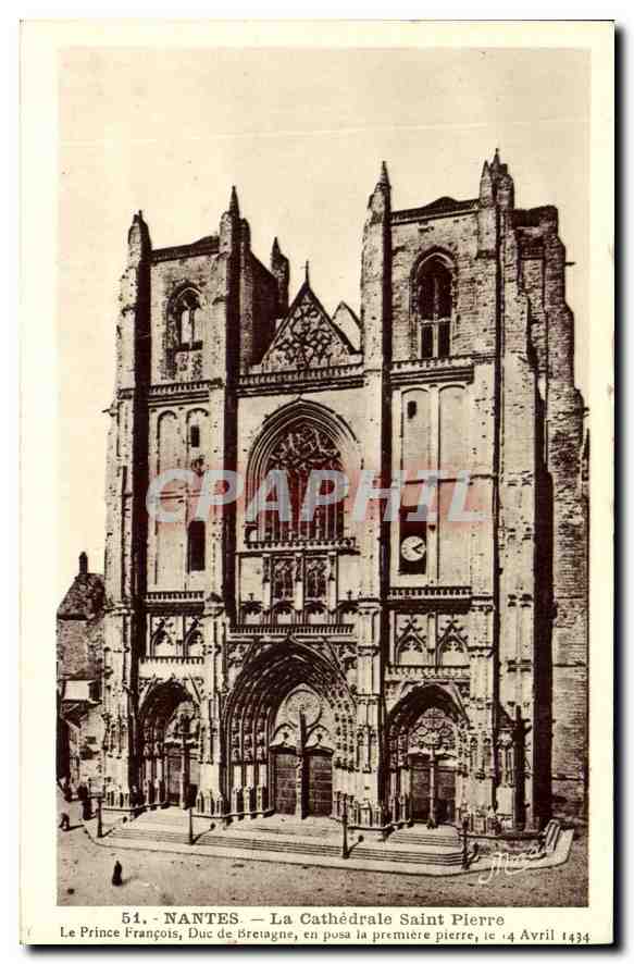 CPA Nantes La Cathedrale Saint Pierre 