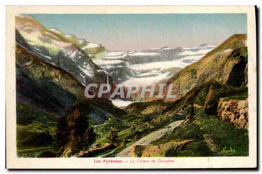 CPA Las Pyrenees Le Cirque de Gavamie 