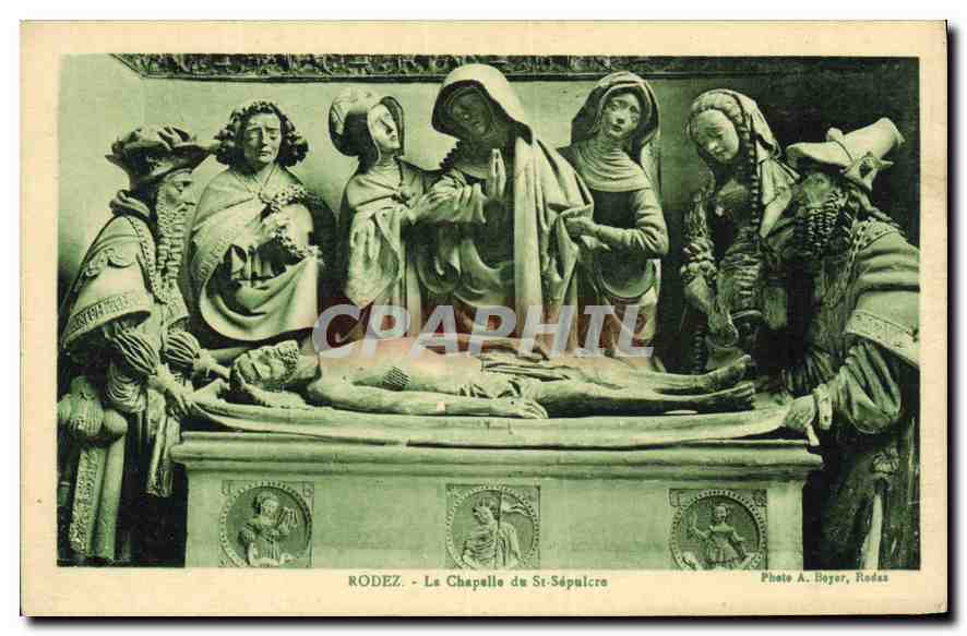 CPA Rodez La Chapelle de St Sepulcre 