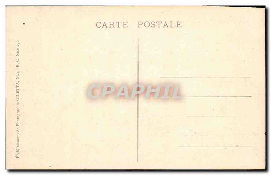 Excursion aux Gorges du Loup et Gourdon (A.-M.) — Les Lacets — Éditeur Giletti, Nice — Rückseite