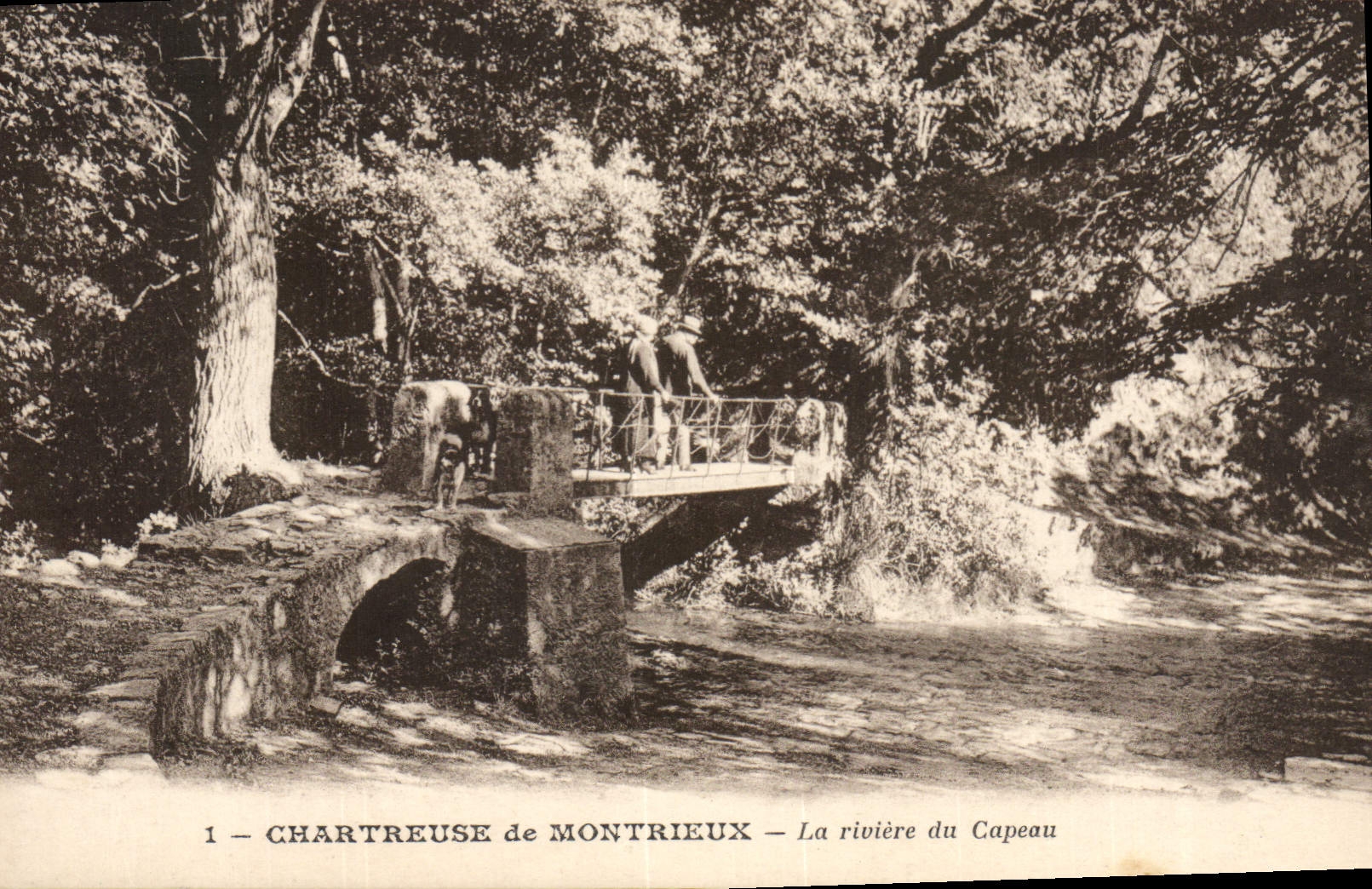 Chartreuse de Montrieux — La rivière du Capeau — Édition F. Duce et Cie Marseille