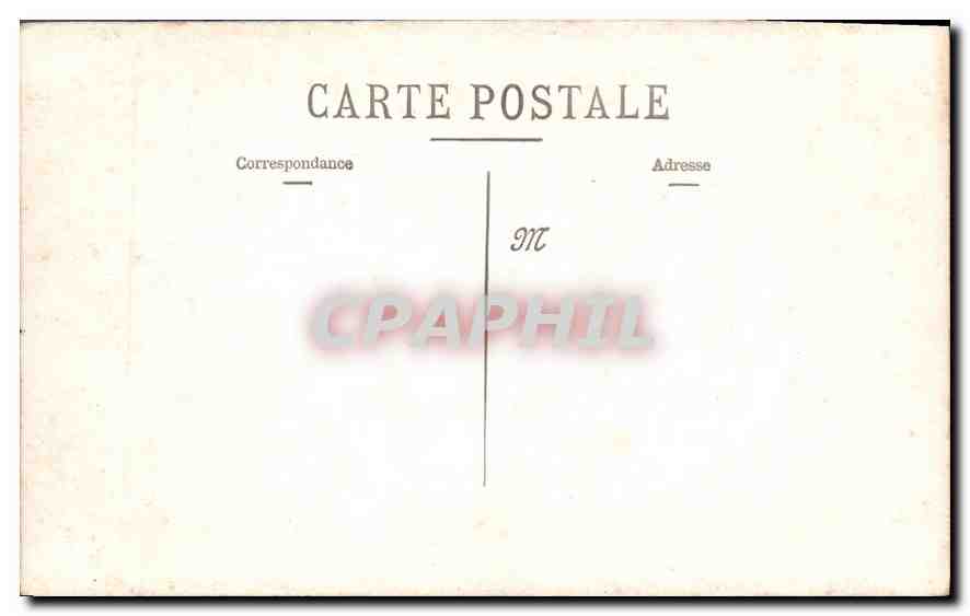 CARTE PHOTO Route sous la neige — Rückseite