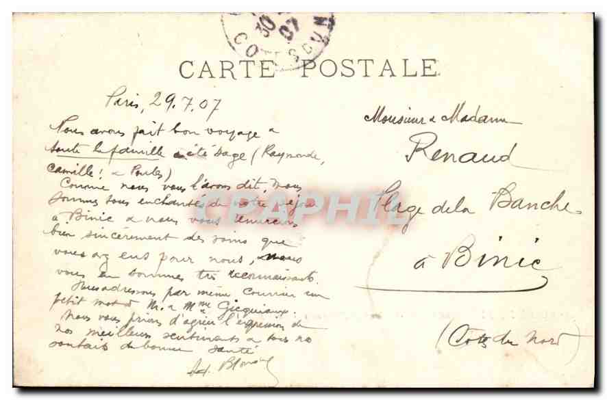CPA Musee du Luxemburg Labourage Nivernais  — Rückseite