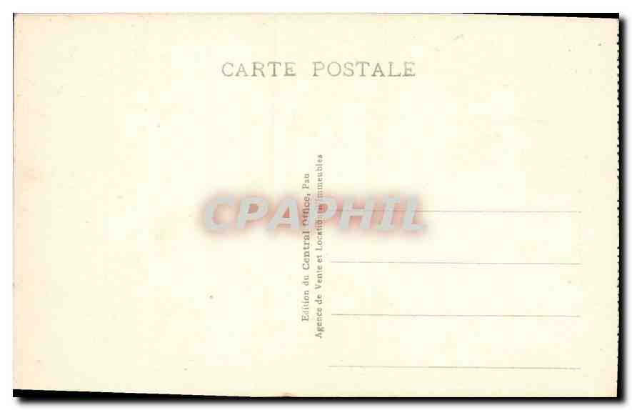 CPA Pau Maison ou naquit Bernadoile en 1764  — Rückseite