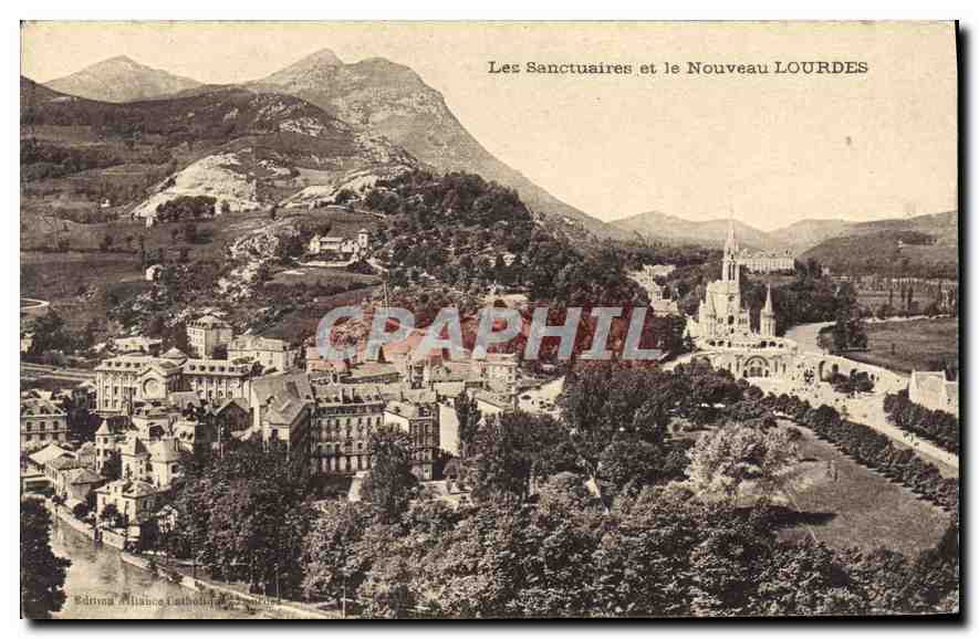 CPA Les Sanctuaires et le Nouveau Lourdes 