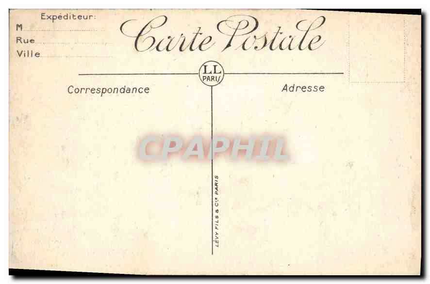CPA Lourdes La Grotte Pendant la Sermon  — Verso