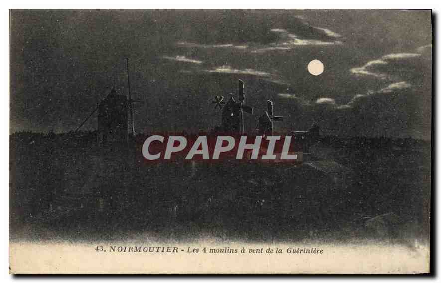 CPA Noirmoutier Les 4 moulins a vent de la Gueriniere 
