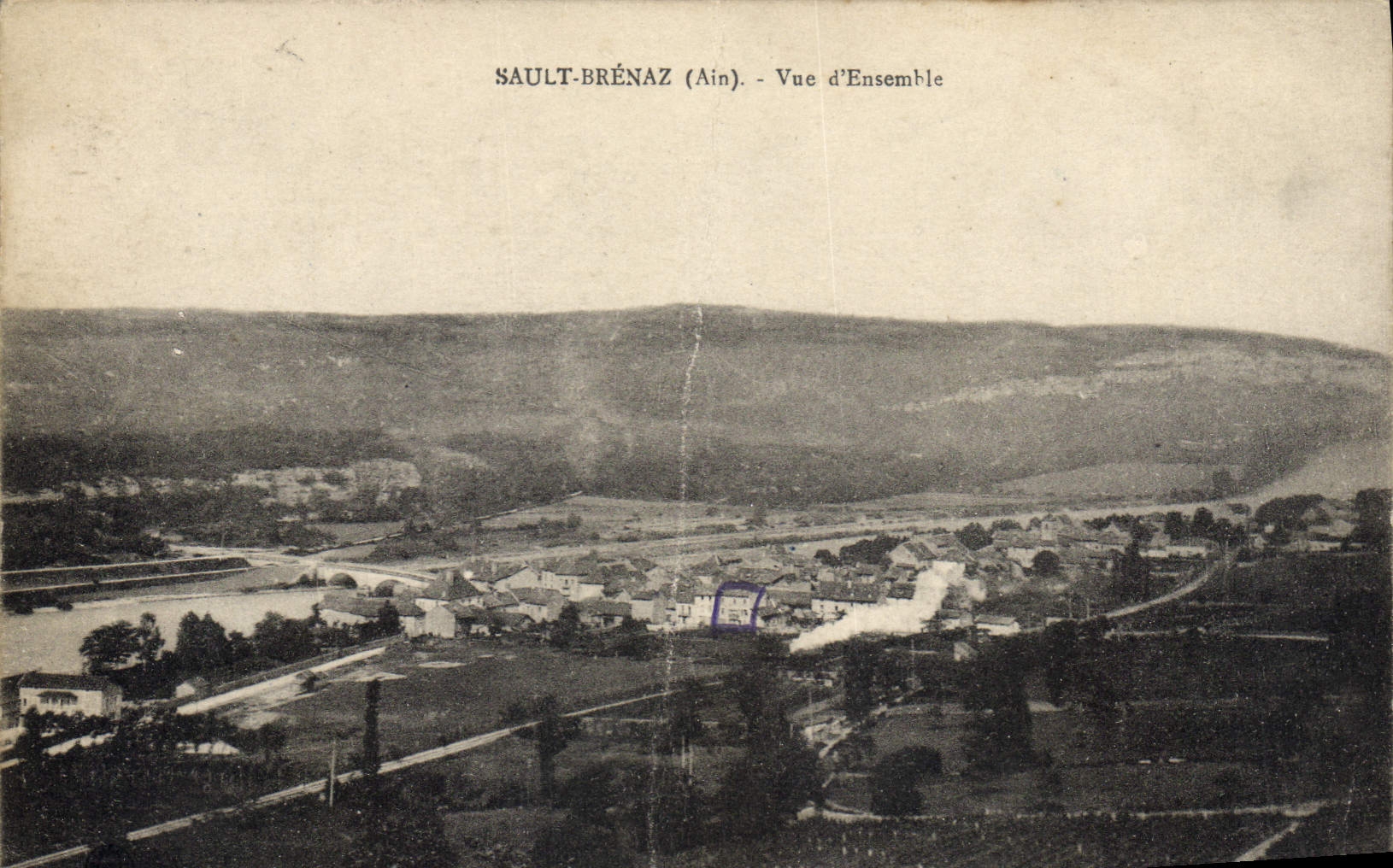 CPA Sault Brenaz Vue d'Ensemble 