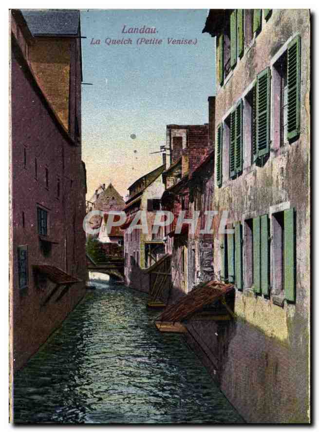 CPA landau La Quelch Petite Venise 