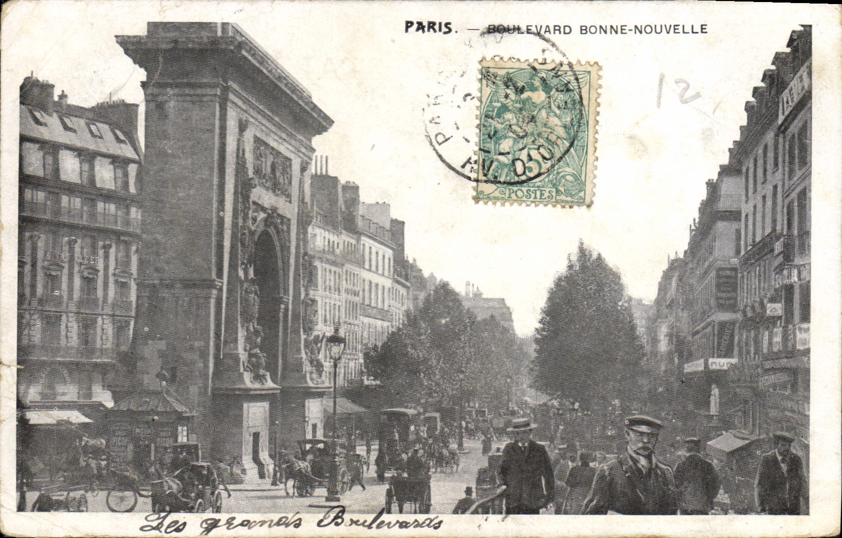 CPA Paris Boulevard Bonne Nouvelle 