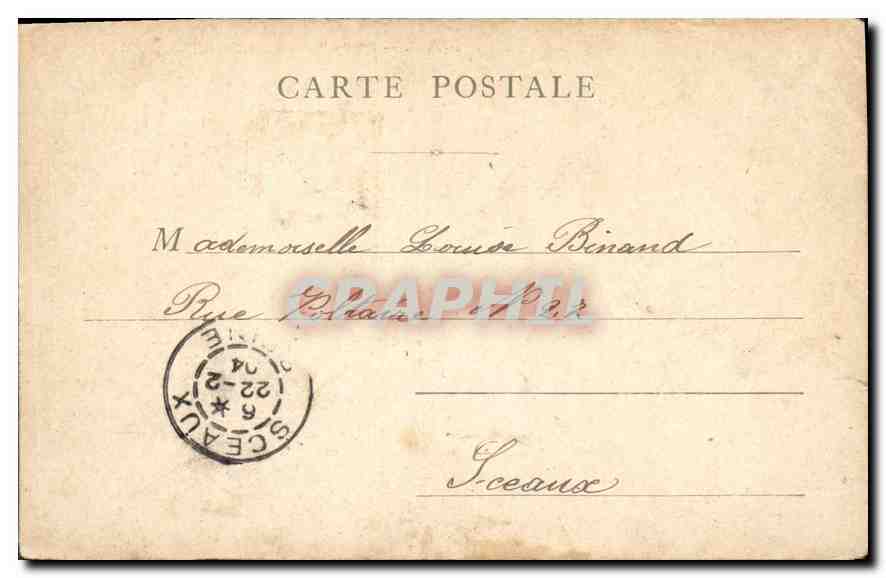 CPA Paris Boulevard Bonne Nouvelle  — Rückseite