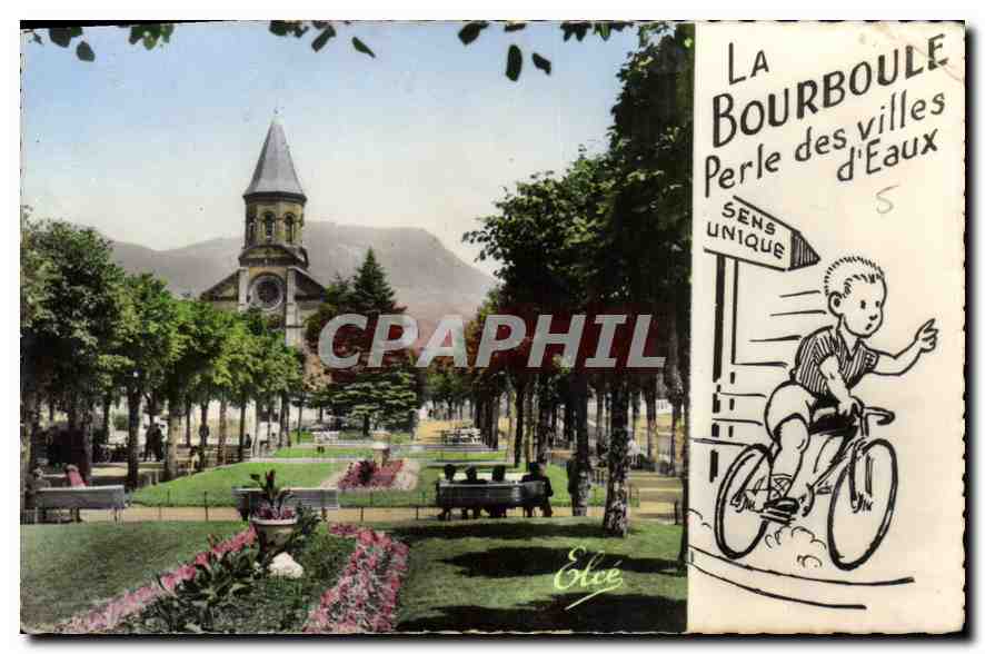 CPA La Bourboule Perle des Villes d'Eaux Velo Cycle