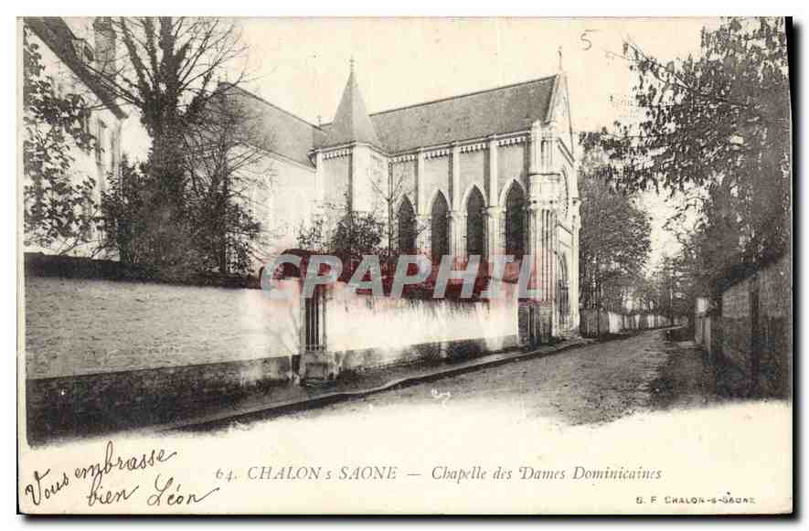CPA Chalon Saone Chapelle des Dames Dominicaines 