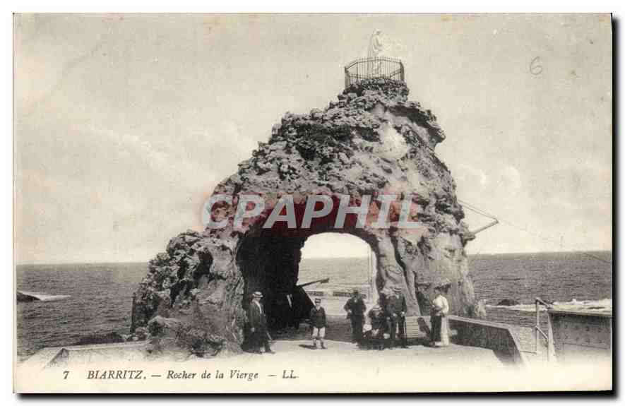 CPA Biarritz Rocher de la Vierge 