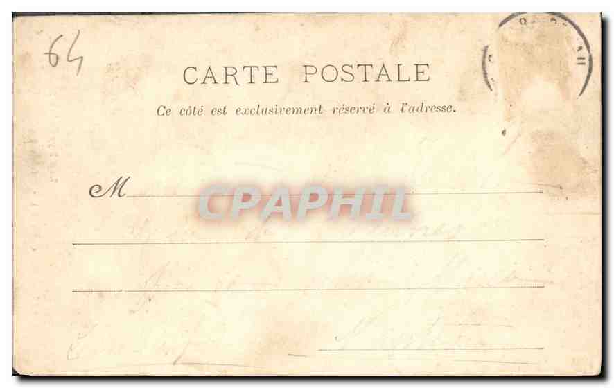 CPA Pau Chateau Berceau de Henry IV  — Rückseite