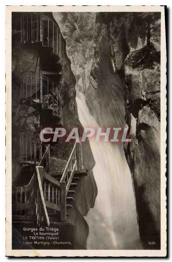 CPA Gorges du Triege Le tourniquet Le Tretien valais 