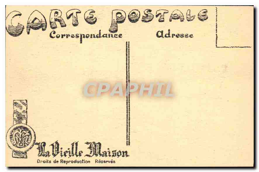 CPA Dinan La Porte du Jerzual Cote Ville  — Rückseite