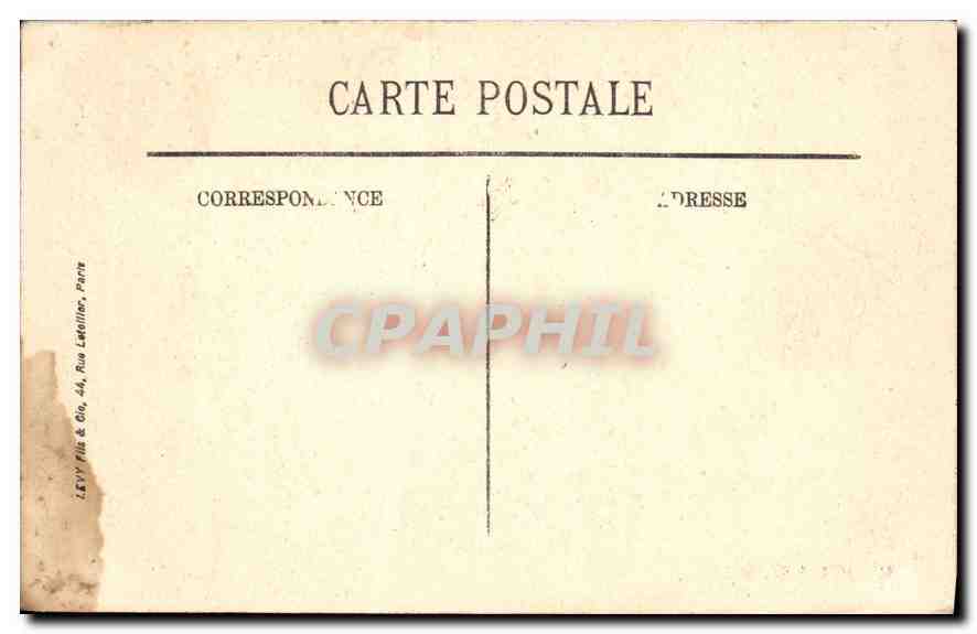 CPA Cannes Le Square Carnot  — Rückseite