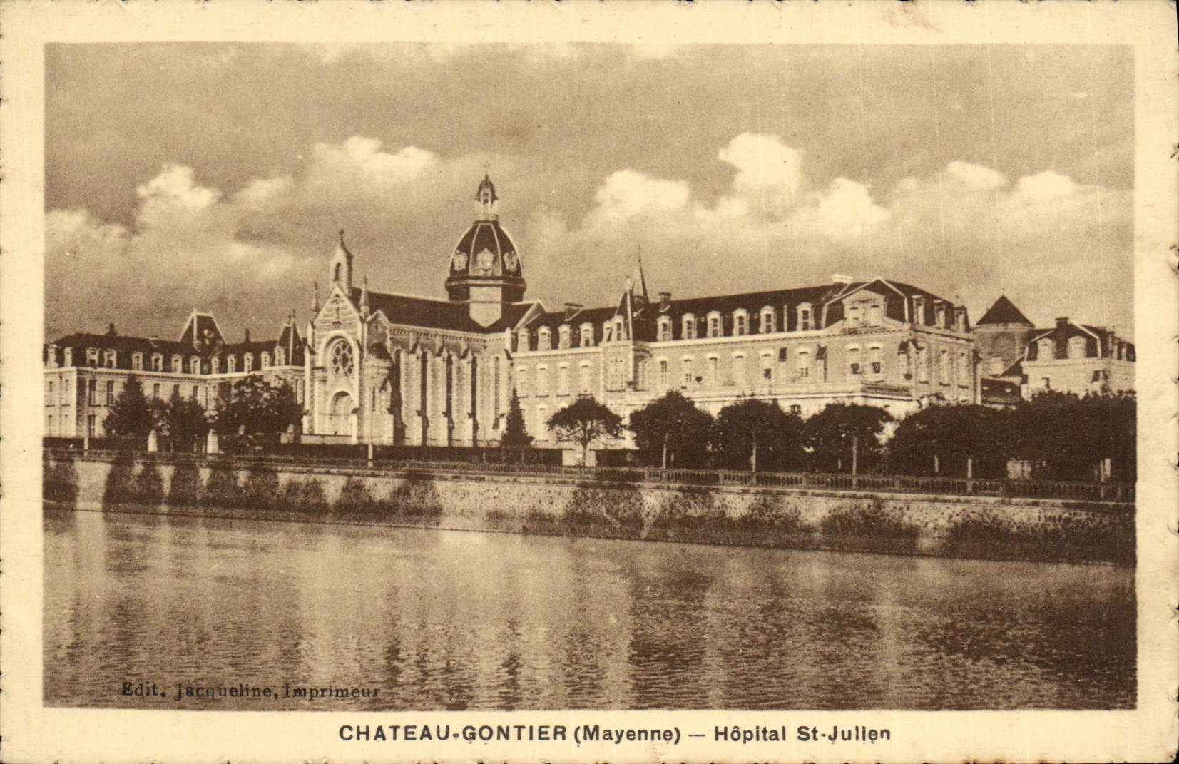 CPA Chateau Gontier Mayenne Hopital St Julien 