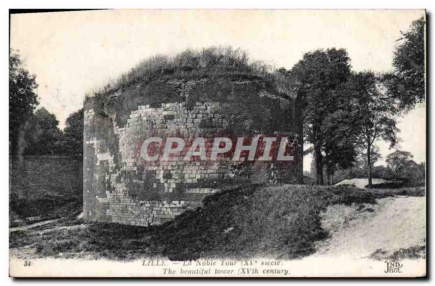 CPA Lille La Noble Tour (XVe siecle)