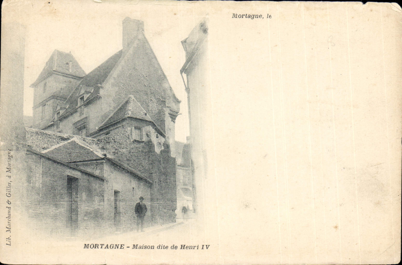 Mortagne - Casa llamada de Enrique IV — Lib. Marchand & Gilles, Mortagne
