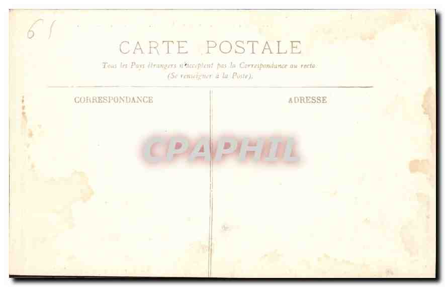 CPA Bagnoles de L'Orne L'Abri Janolin — Rückseite