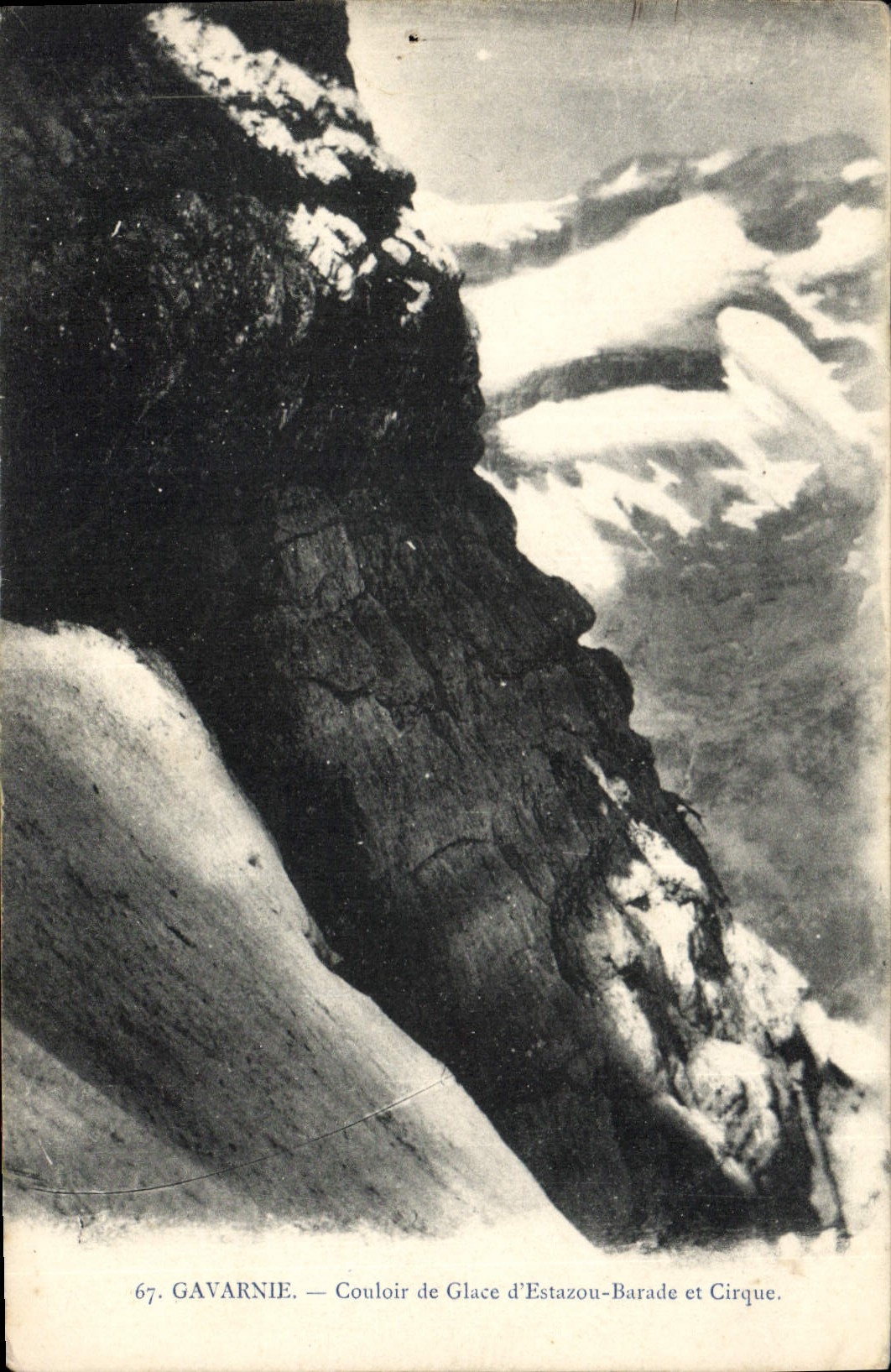 CPA Gavarnie Couloir de Glace d'Estazou Barade et Cirque