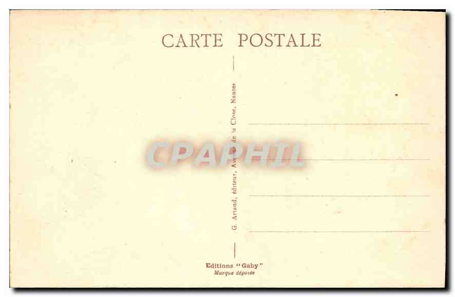 CPA Le Mans Le Pont en X et la Cathedrale — Rückseite