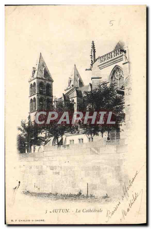 CPA Autun La Cathedrale