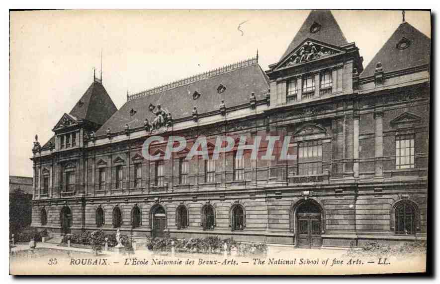 CPA Roubaix L'Ecole Nationale des Beaux Arts