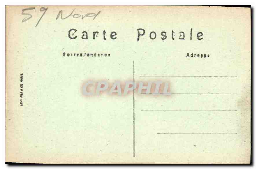 CPA Cambrai Le Jardin Public — Rückseite
