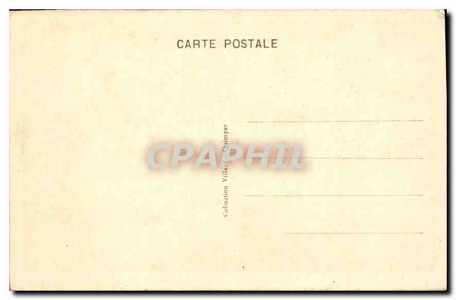 CPA Quimper L'Ancien Aveche — Rückseite