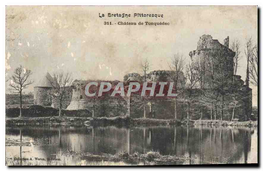 CPA Bretagne Pittoresque Chateau de Tonquedec