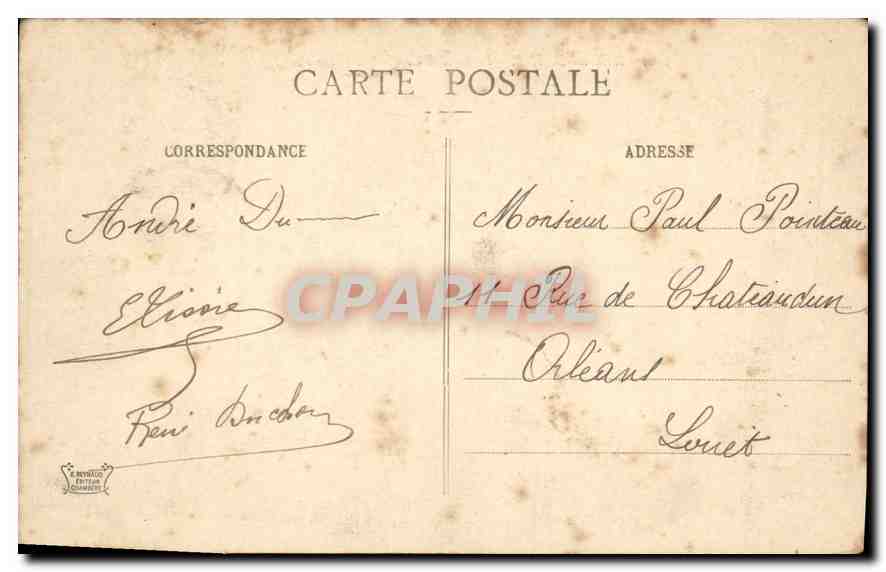 CPA Aix les Bains Le Grand Cercle (fonde en 1824) — Rückseite