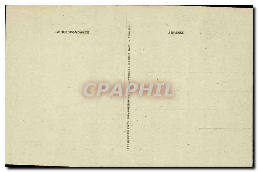 CPA Moustiers Sainte Marie (B A) La Chapelle au pied des Deux Geants — Verso