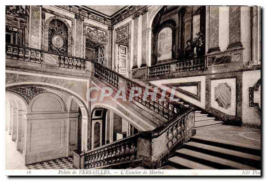CPA Versailles Palais de Versailles L'Escalier de Marbre