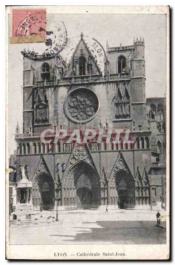 CPA Lyon Cathedrale Saint Jean