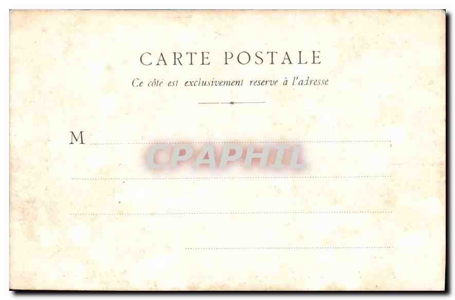 CPA Paray le Monial Jardin de la Visitation la Basilique et l'Enclos des Chapelains — Rückseite
