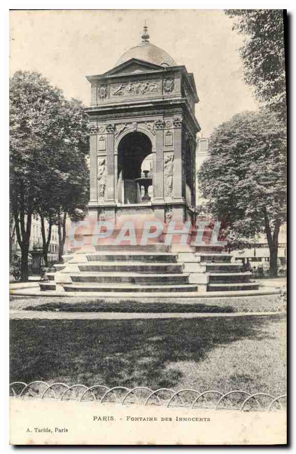 CPA Paris Fontaine des Innocents